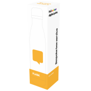 Branded bottle Gift Box in White from Total Merchandise