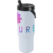 Printed 900ml Chili Concept Explorer Cup in White from Total Merchandise