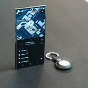 Lifestyle image of the  Findmate Dual Recycled Plastic Item Finder from Total Merchandise