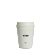 Branded Topl 235ml Recycled Steel To Go Tumbler in White from Total Merchandise