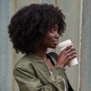 Lifestyle image of the Topl 354ml Recycled Steel To Go Tumbler from Total Merchandise