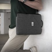 Promotional BrandCharger rPET Laptop Case Bag in Grey printed with your logo from Total Merchandise