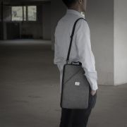 Logo Printed BrandCharger rPET Laptop Case Bag in Grey printed with your logo from Total Merchandise