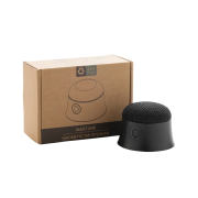 Promotional Magtune Recycled Plastic Magnetic Speaker in Black printed with your company logo