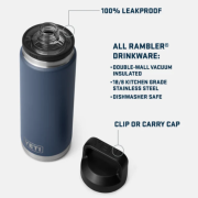 YETI Rambler 18oz Bottle with Chug Cap