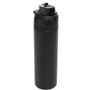 Branded Omni Sip Recycled Lockable Bottle in Black with a design from Total Merchandise