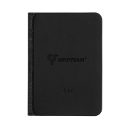 Promotional Travelfinder Passport Holder with Worldwide Locating in Black from Total Merchandise
