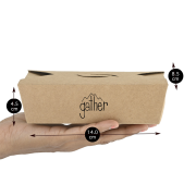 Kraft Takeaway Box 700ml in Kraft Brown