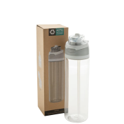 Omni Sip rPET Water Bottle with the packaging from Total Merchandise
