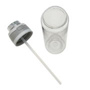 Omni Sip rPET Water Bottle with the lid off from Total MErchandise3