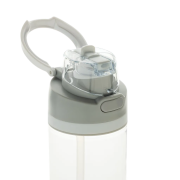 The lid on the Omni Sip rPET Water Bottle with a design from Total Merchandise