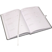 Inside pages of the Work Journal with a design from Total Merchandise