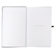 Inside pages of the Work Journal with a design from Total Merchandise