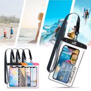 Custom Branded Waterproof PVC Phone Pouch branded with your company logo from Total Merchandise