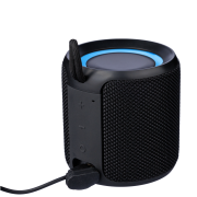 Personalisable Recycled Outdoor Speaker in Black branded with your logo from Total Merchandise