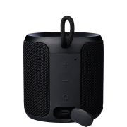 Customisable Recycled Outdoor Speaker in Black branded with your logo from Total Merchandise