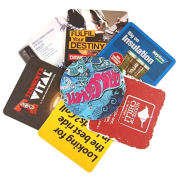 Branded Beers Mats with Your Full-Colour Logo Printed to Both Sides from Total Merchandise