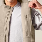 Customised Unisex Stanley Stella Sleveless Sherpa Jacket in Desert Dusk from Total Merchandise