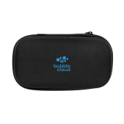 Logo Branded Recycled Plastic Travel Charger with USB-C in White from Total Merchandise