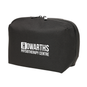 Custom Printed Hilton Essentials Toiletry Bag in Black branded with your logo from Total Merchandise