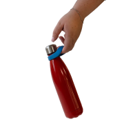Promotional Bottle Holder in Blue printed with your company logo from Total Merchandise