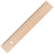 Promotional Sustainable 20cm Wooden Ruler with a design from Total Merchandise