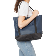 Customised rPET Polyester Tote Bag in Blue printed with your logo from Total Merchandise
