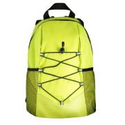 600D Recycled Polyester Backpack in Light Green branded with your logo from Total Merchandise