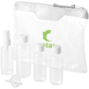 Airline Approved Travel Bottle Set in White