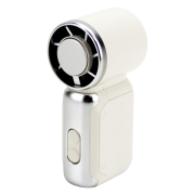 Promotional Mini Cooling Ice Fan in White with a design from Total Merchandise