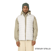Branded Stanley/Stella white Mens climber 2.0 Body warmer from Total Merchandise