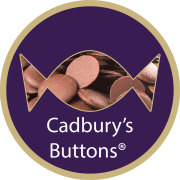 Screw Top Sweet Pots filled with Cadbury's Buttons