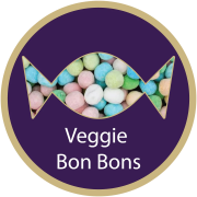 Screw Top Sweet Pots filled with Veggie Bon Bons