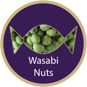 Screw Top Sweet Pots filled with Wasabi Nuts