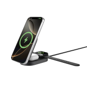 Custom Ultra-fast 3-in-1 25W Foldable Wireless Charger from Total Merchandise