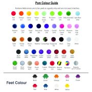 Swatch with the available colours from Total Merchandise