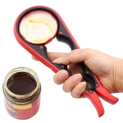 Promotional Purpose Jar Opener with Grip in Red printed with your logo from Total Merchandise