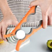 Logo Branded Purpose Jar Opener with Grip in Orange printed with your logo from Total Merchandise