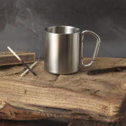 Insulated Metal Carabiner Mug