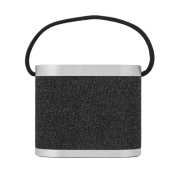 Printed Guetta Wireless Charging Speaker in Dark Grey branded with your logo from Total Merchandise
