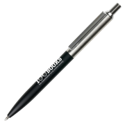 Custom Branded Memo Recycled Ballpen in Black printed with your logo from Total Merchandise