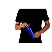 Lifestyle image of the Rio Recycled Metal Bottles from Total Merchandise