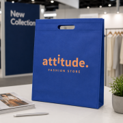 Lifestyle image of the Non-Woven Trade Show Bag