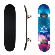 Promotional Skateboard in Black with a design from Total Merchandise