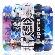 Promotional Skateboard in Black with a design from Total Merchandise