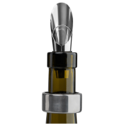 Personalised 3 Piece Stainless Steel & Wooden Wine Gift Set in Wood from Total Merchandise