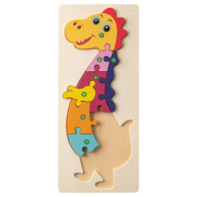 Logo Branded Dinosaur Shaped Puzzle in Natural customised with your logo from Total Merchandise