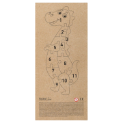 Custom Branded Dinosaur Shaped Puzzle in Natural customised with your logo from Total Merchandise