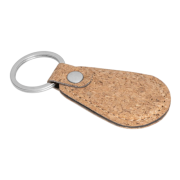 Promotional Millau Cork Keyring in Natural customised with your logo from Total Merchandise