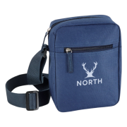 Promotional 600D Polyester Shoulder Bag in Blue branded with your logo from Total Merchandise